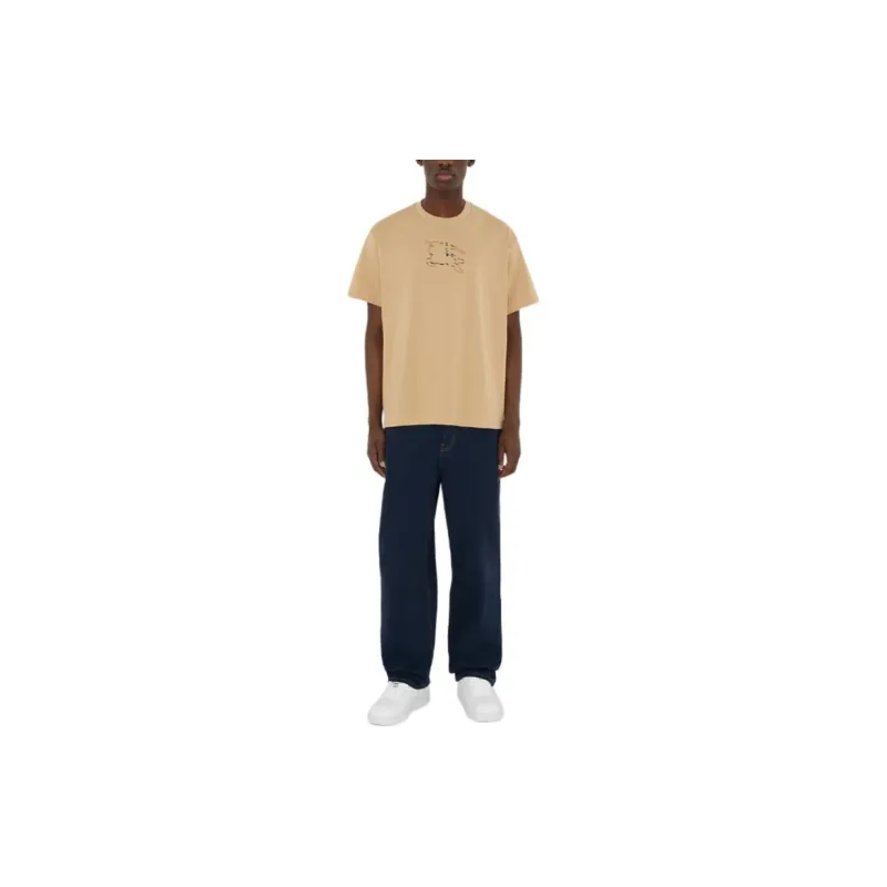 Burberry Check Ekd Cotton T shirt-2