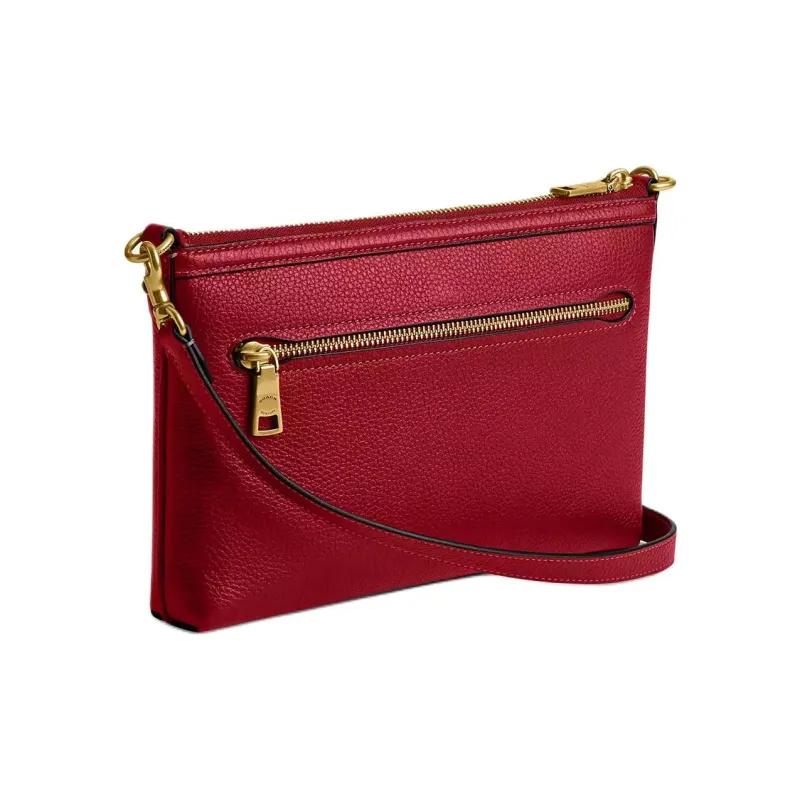 COACH Legacy Leather Shoulder Bag, Crossbody Bag Medium Size Women's Ruby-1
