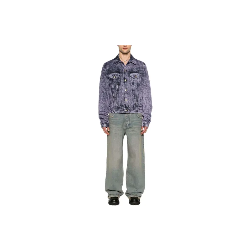MARNI Bleached-effect Denim Jacket-1