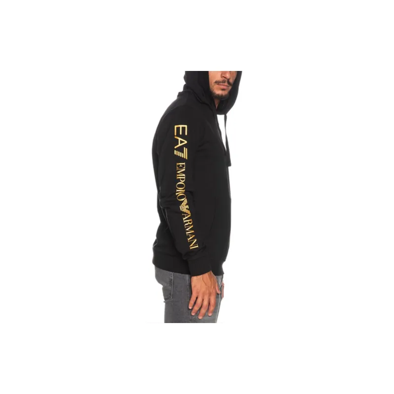EMPORIO ARMANI EA7 Sweatshirt Men's Black Gold-5