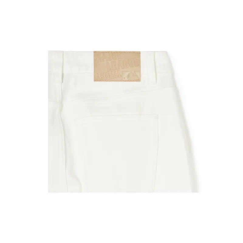 MLB Los Angeles Dodgers SS24 Jeans Women's Ivory-6