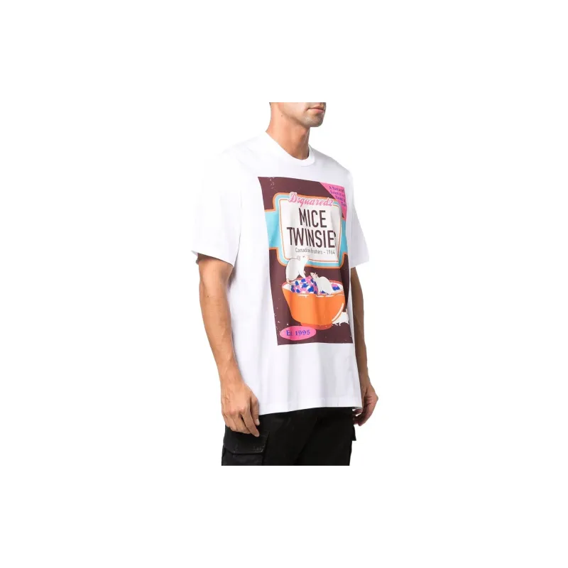 DSQUARED 2 T Shirts Men White-3