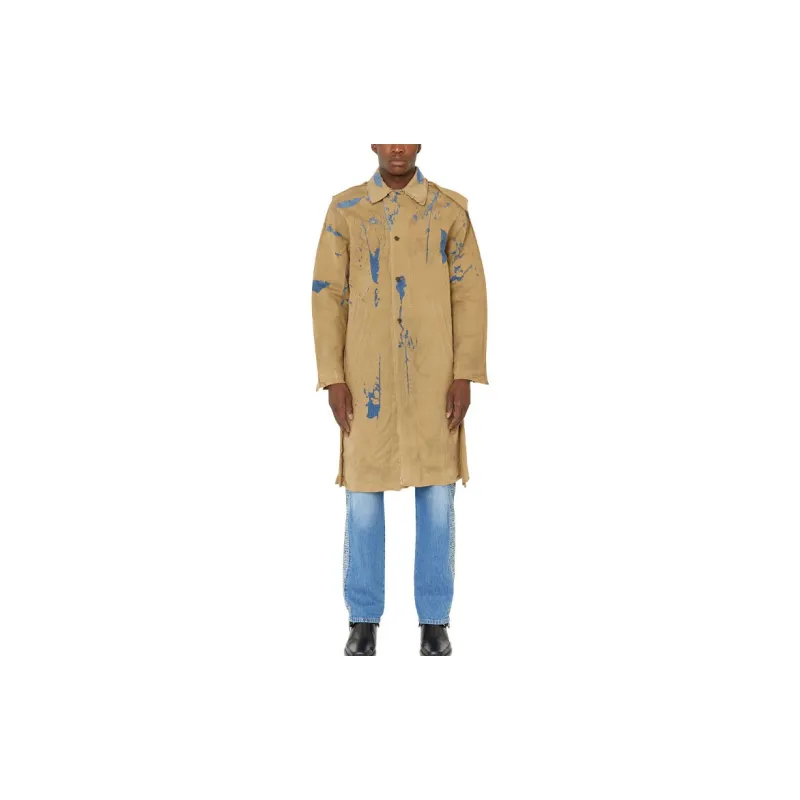 DIESEL Denim Jackets Men Light Brown-1