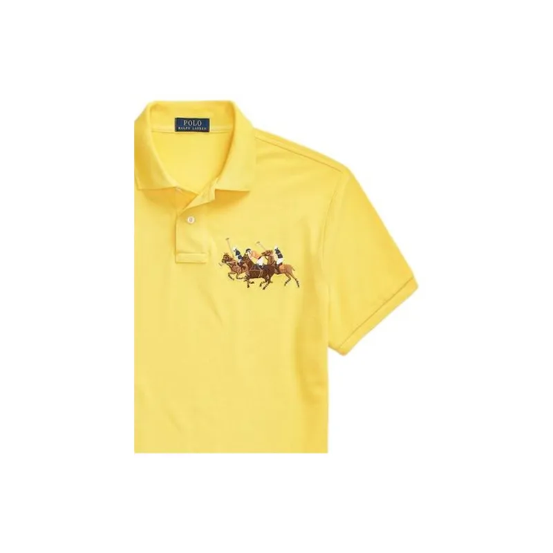 Polo Ralph Lauren SS22 Polo Shirt Men's Yellow-4