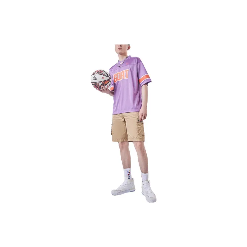 PEAK T-Shirt Men's Dark Reddish Purple-1