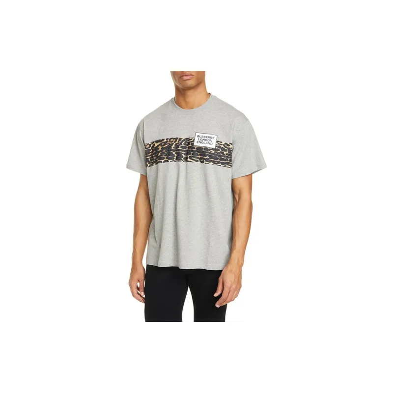 Burberry T Shirts Men Gray-1