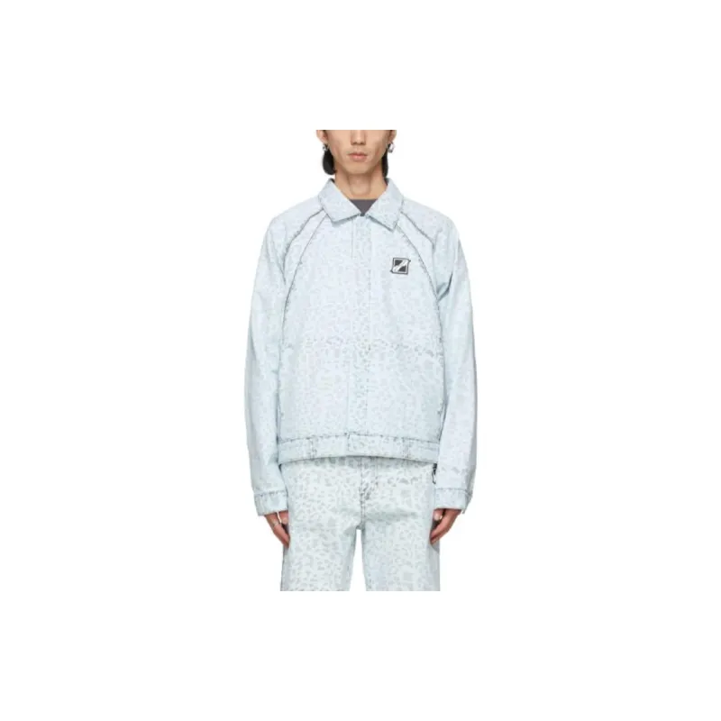 WE11DONE Jackets Unisex Light Blue-1