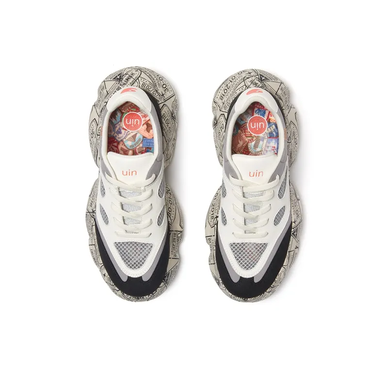 U.IN Zaluz Series Height Increasing Low Top Chunky Sneakers Women's-35