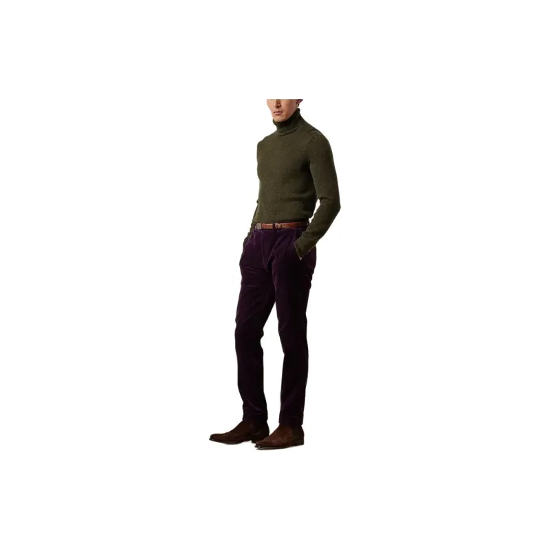 Polo Ralph Lauren Slim Fit Corduroy Trouser Casual Pants Men's Purple-1