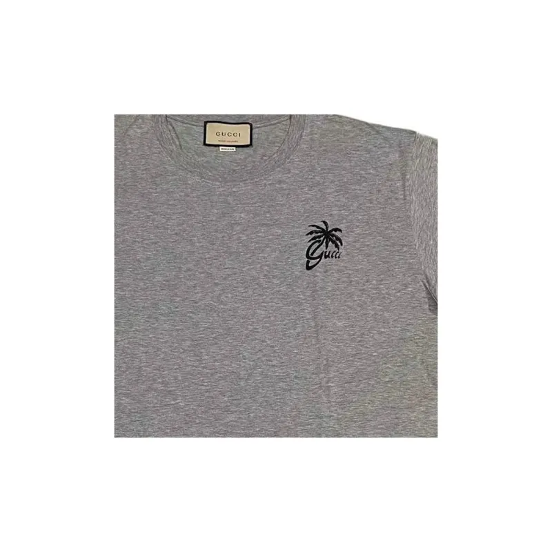 GUCCI T-Shirts Men Gray-5