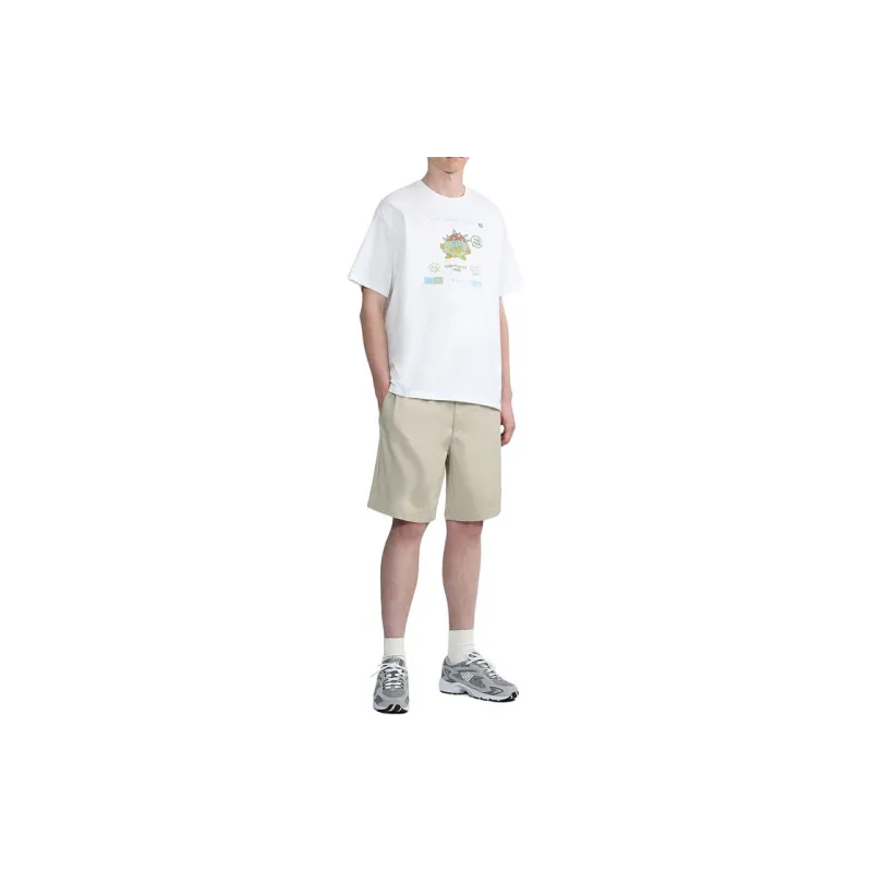 Carhartt WIP Casual Shorts Men Greige-1