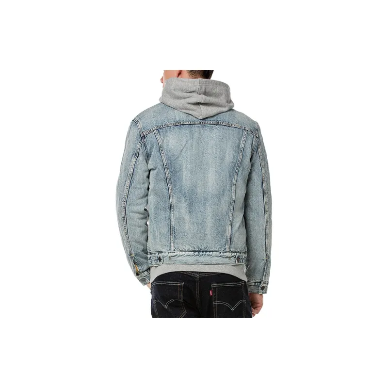 Levis Denim Jackets Men Blue-2