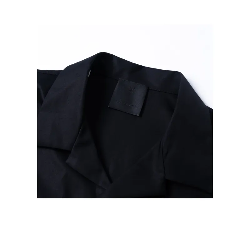 Givenchy Short Sleeve Collar Boxy Fit Shirt-5