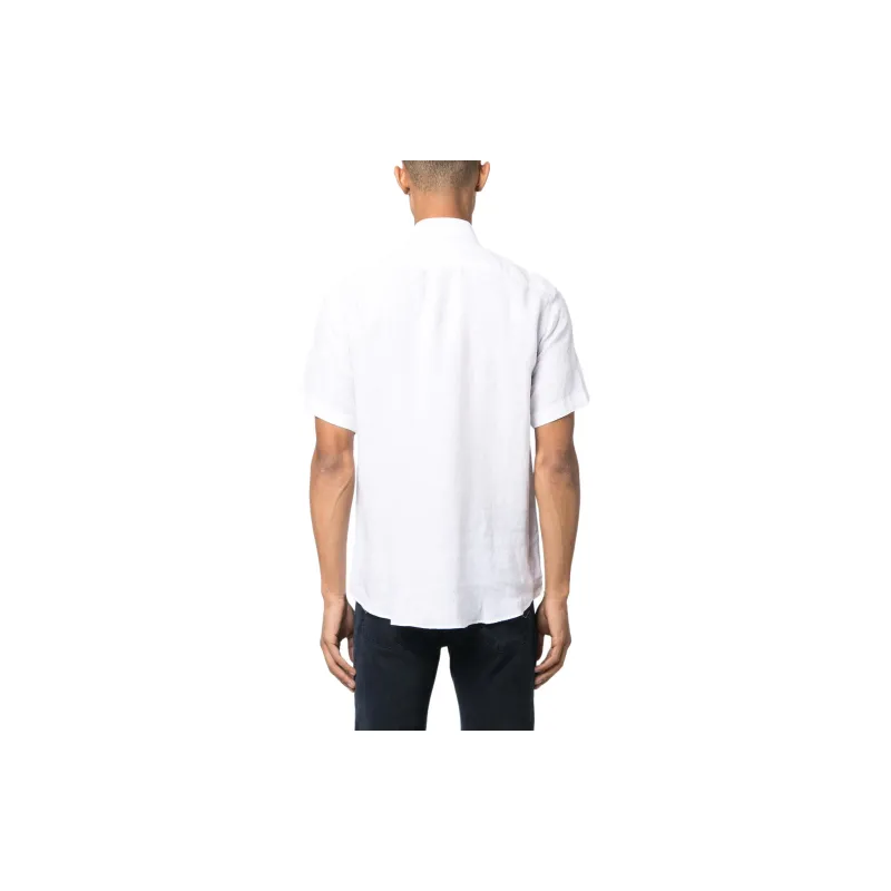 Paul & Shark Short sleeved Linen Shirt-3