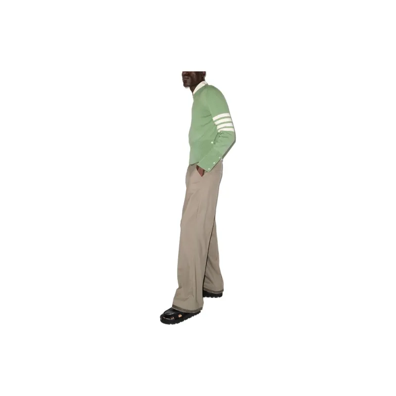THOM BROWNE Sweaters Men Green-3
