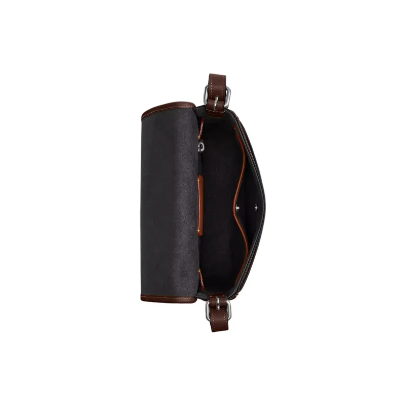 COACH Hitch Natural Grained Leather Shoulder Bag Crossbody Bag Medium Size Men's Dark Brown-3