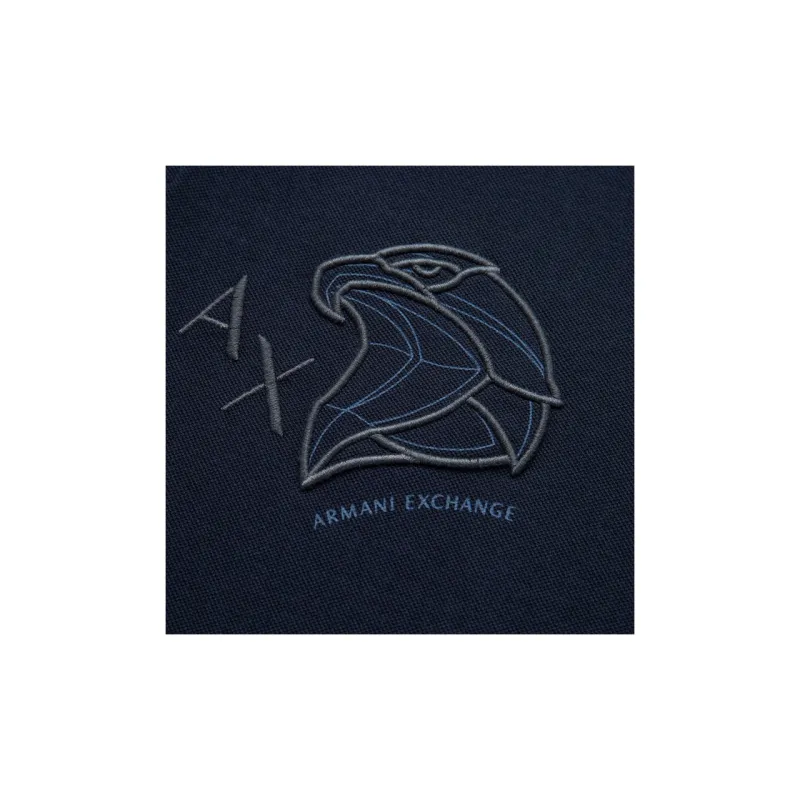 EMPORIO ARMANI SS24 Polo Shirt Men's Blue-4