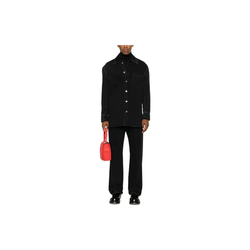 Lanvin Cocoon Button Up Denim Shirt-1