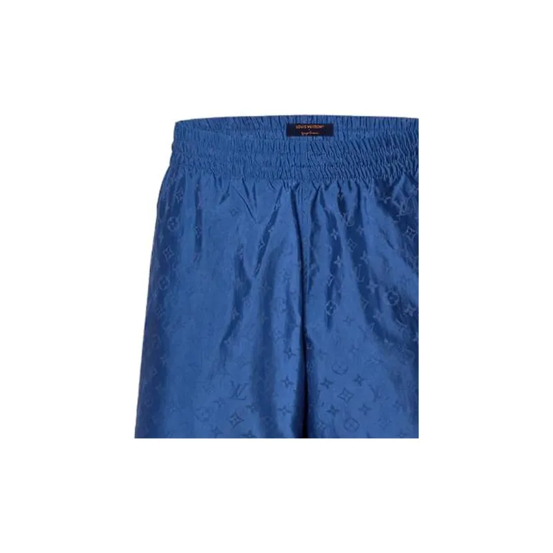 LOUIS VUITTON x Yayoi Kusama Louis Vuitton X Yayoi Kusama SS23 Beach Shorts Men's Blue-3
