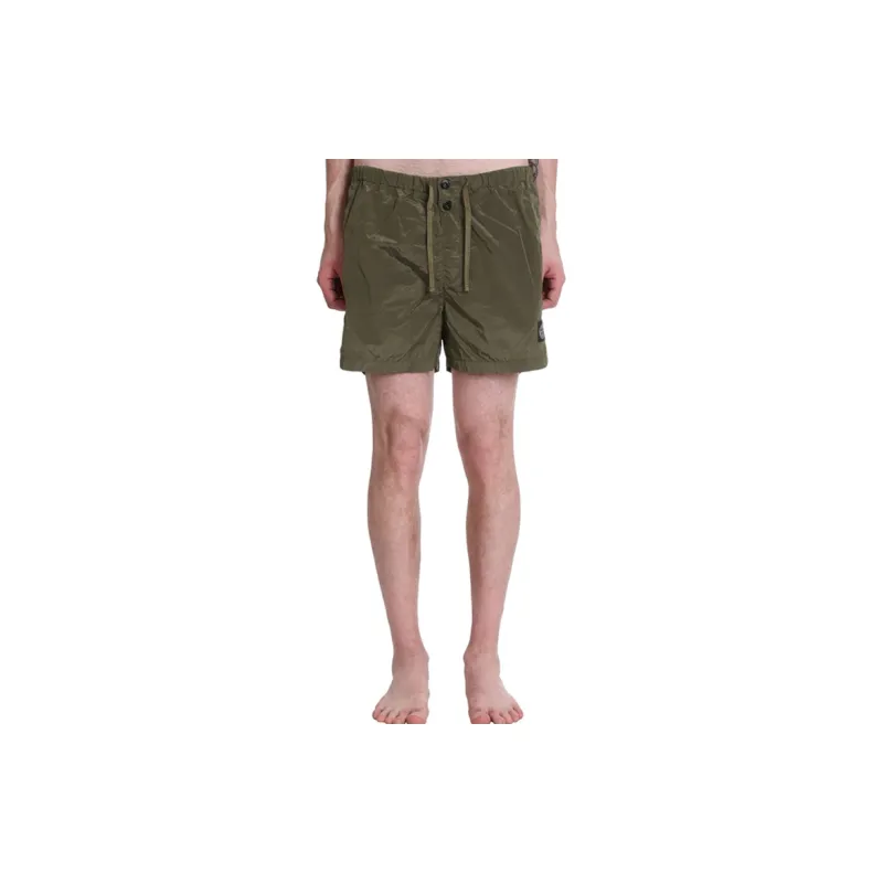 STONE ISLAND Casual Shorts Men Green-1