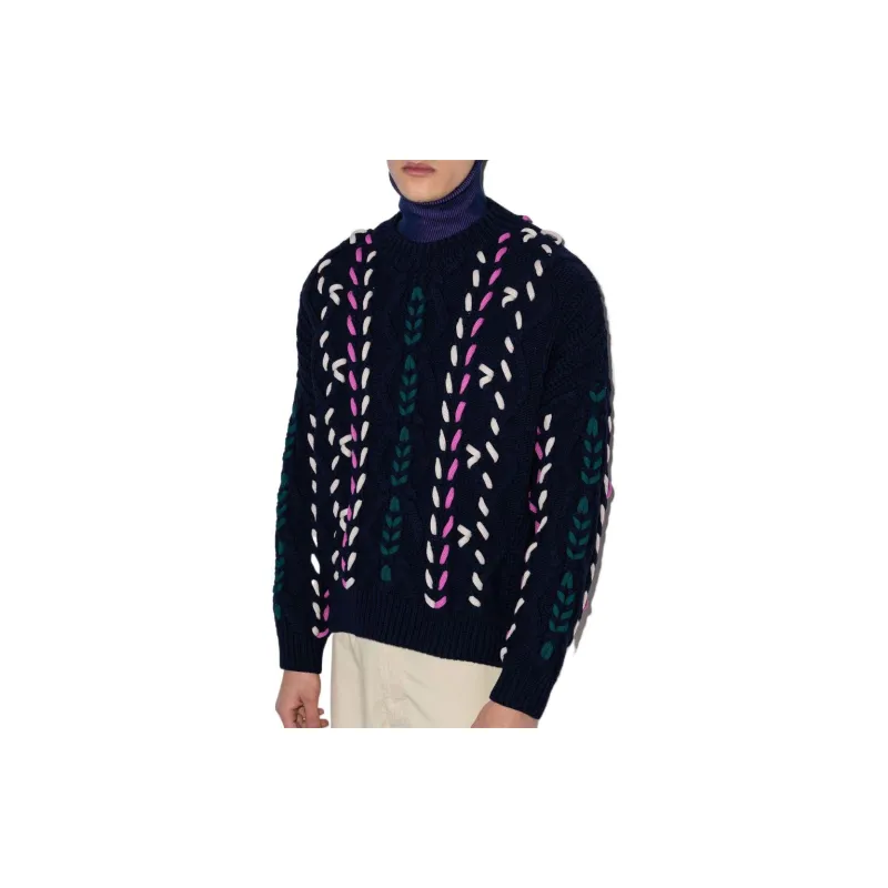 ISABEL MARANT Sweaters Men Blue-3