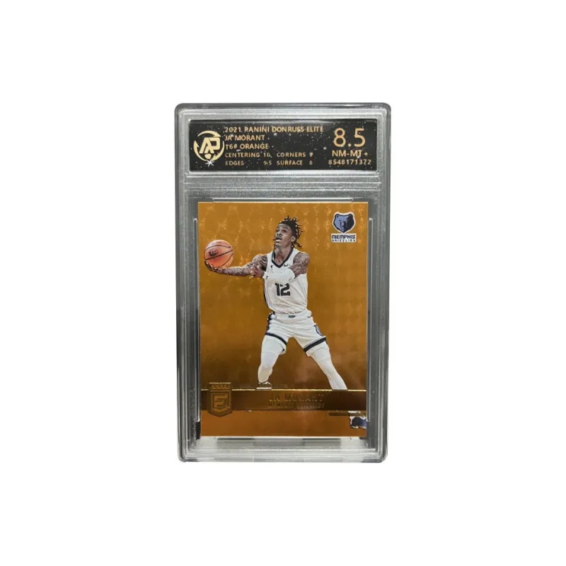 PANINI Morant Player Card High End Grenade Gold Chunk Collection Moment Of Layup Selection Graded Cards 1 Pc-0