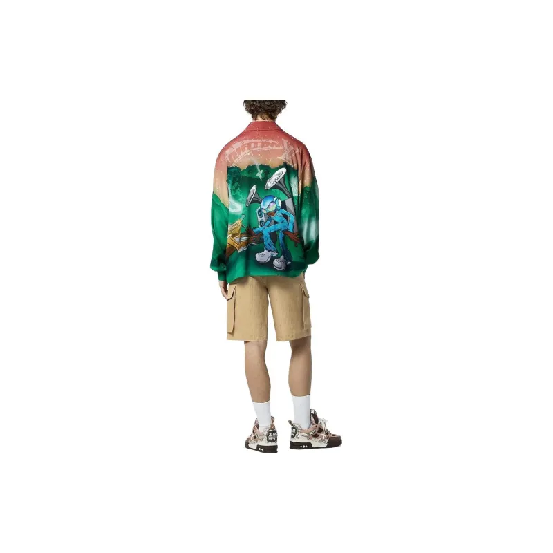 LOUIS VUITTON FW23 Shirt Men's Multicolor-2