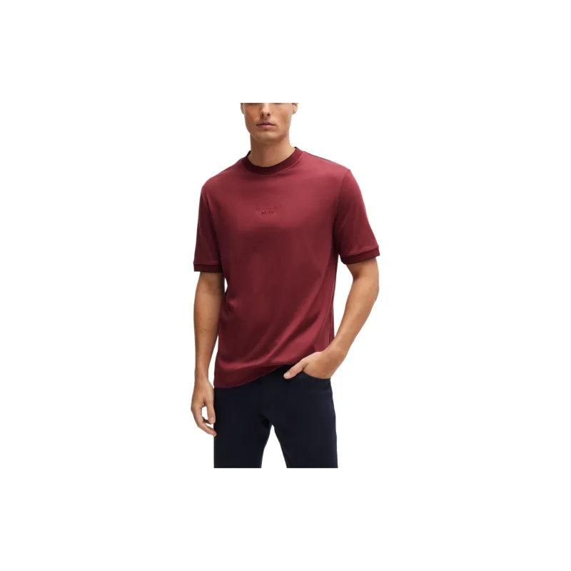 HUGO BOSS x Porsche T-Shirt Men's Deep Red-2