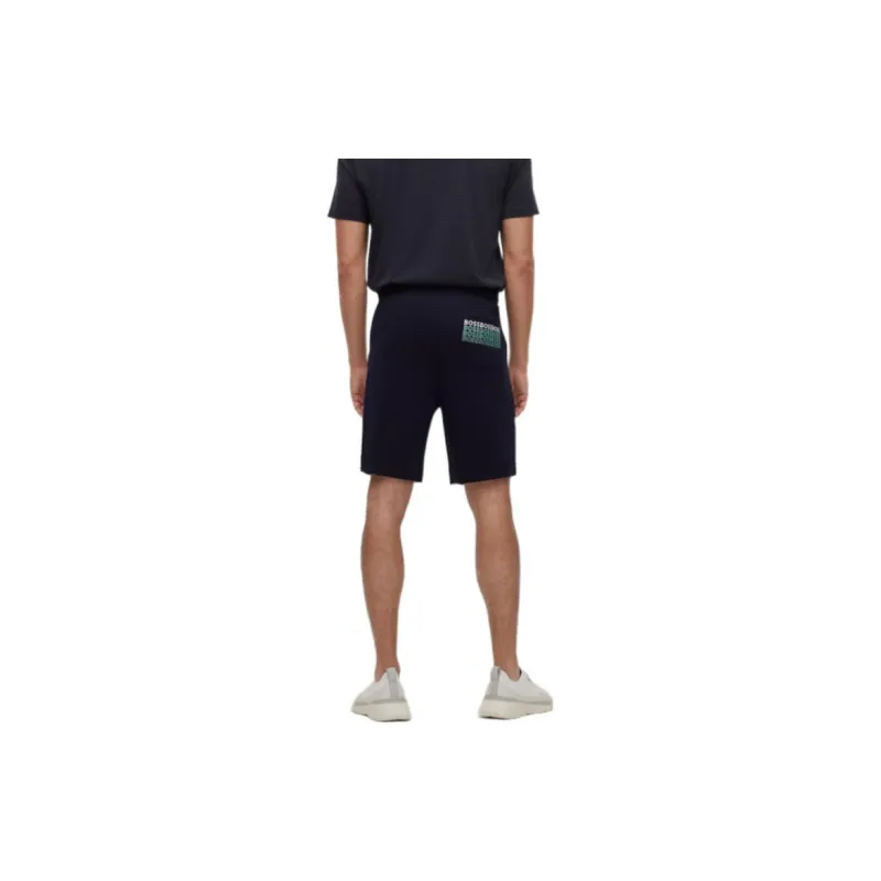 HUGO BOSS Casual Shorts Men Dark Blue-5