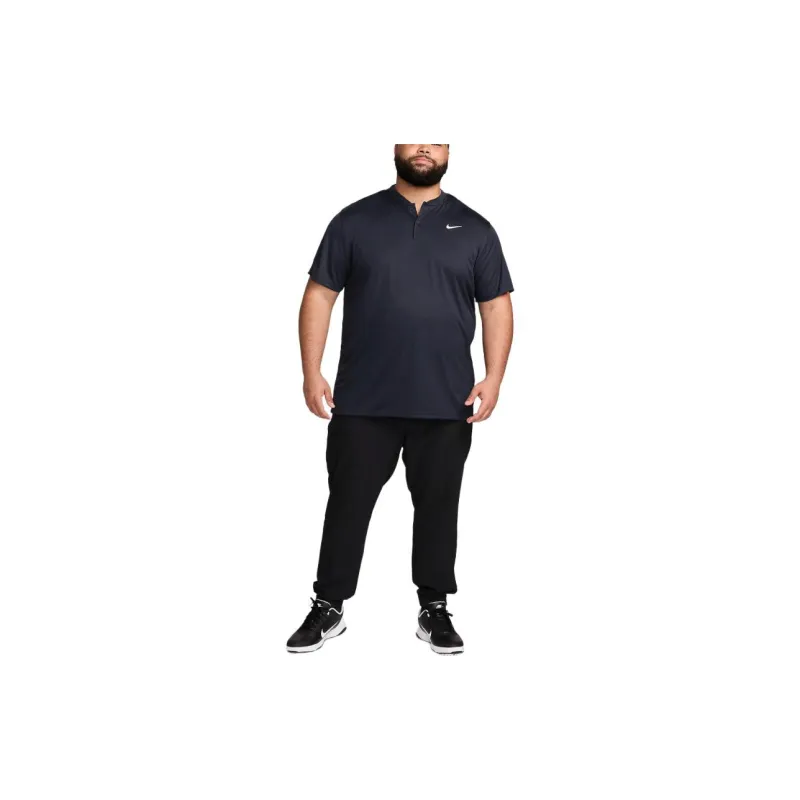 Nike Polo Shirts Men Navy Blue-4