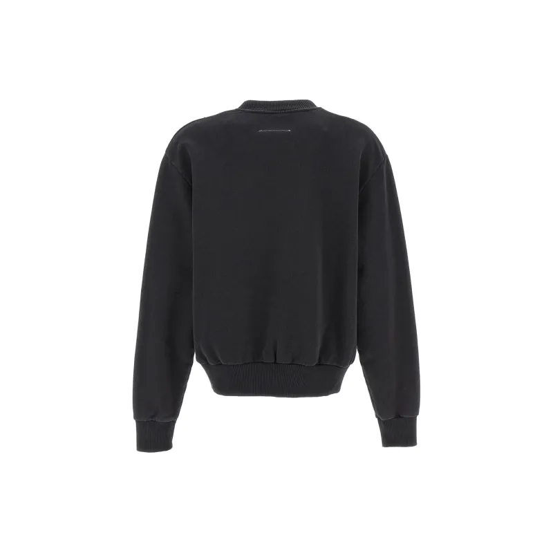 MM6 Maison Margiela Numbers Motif Panelled Sweatshirt-1