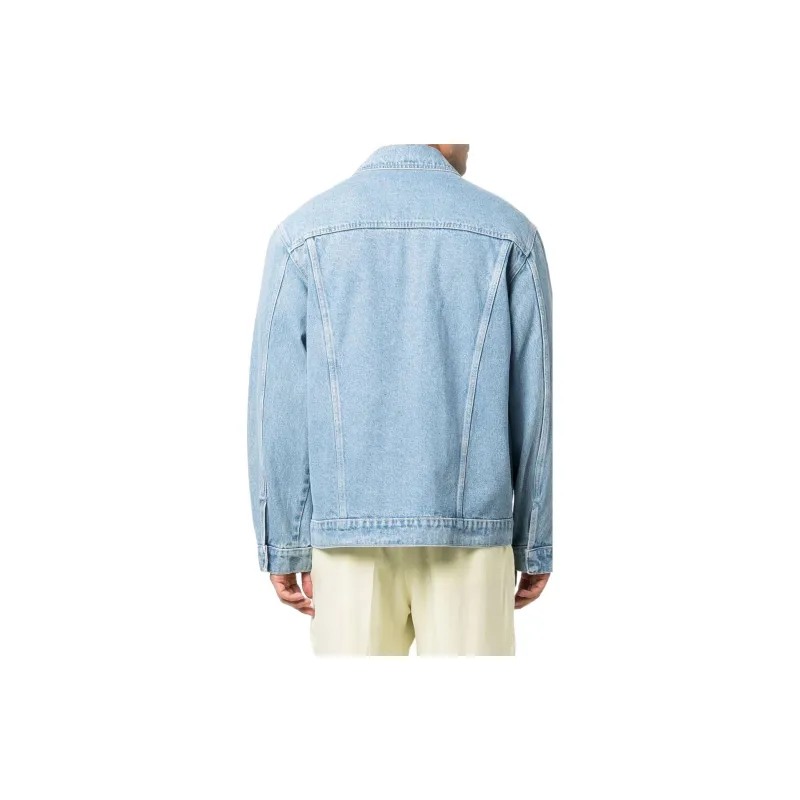 NANUSHKA Denim Jackets Men Blue-2