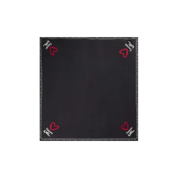 KARL LAGERFELD Regenerated Cellulose Fiber Silk Scarves Women's Black