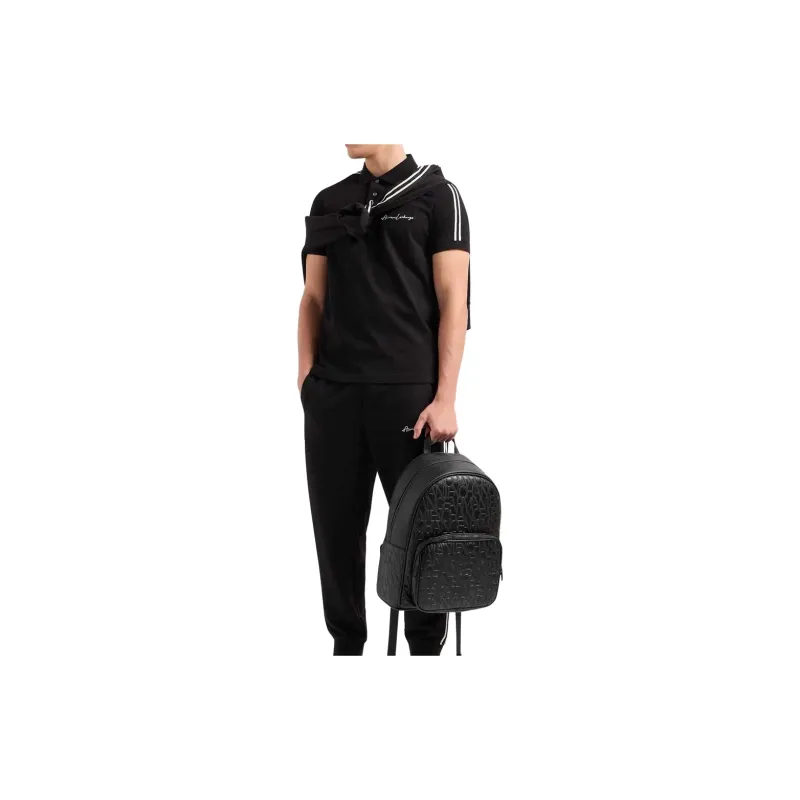 ARMANI EXCHANGE Logo embroidered Polo Shirt-7