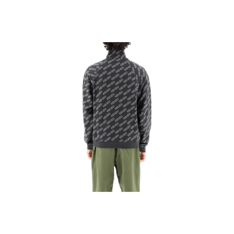 KENZO Logo Print Zip up Jacket-2