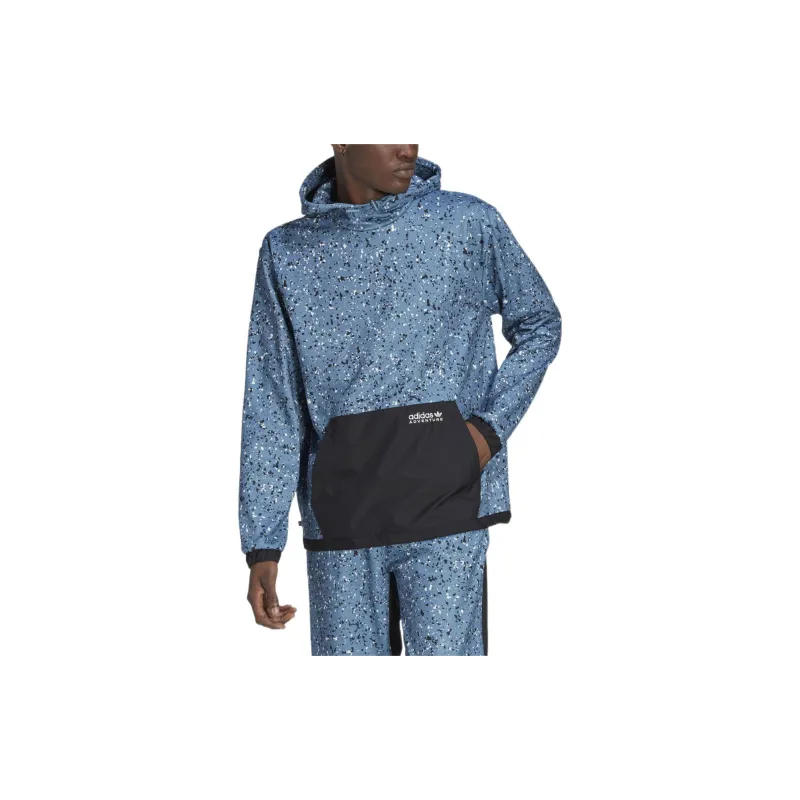 Adidas Originals Adventure AOP OH Sweatshirts Men Blue-1