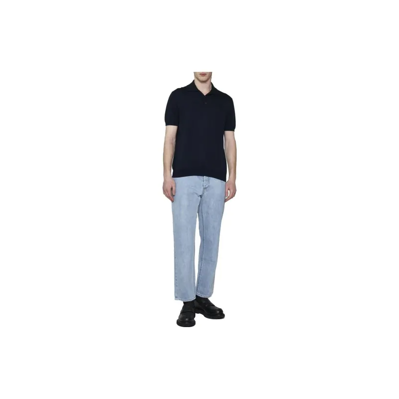 MALO Polo Shirts Men Dark Blue-1