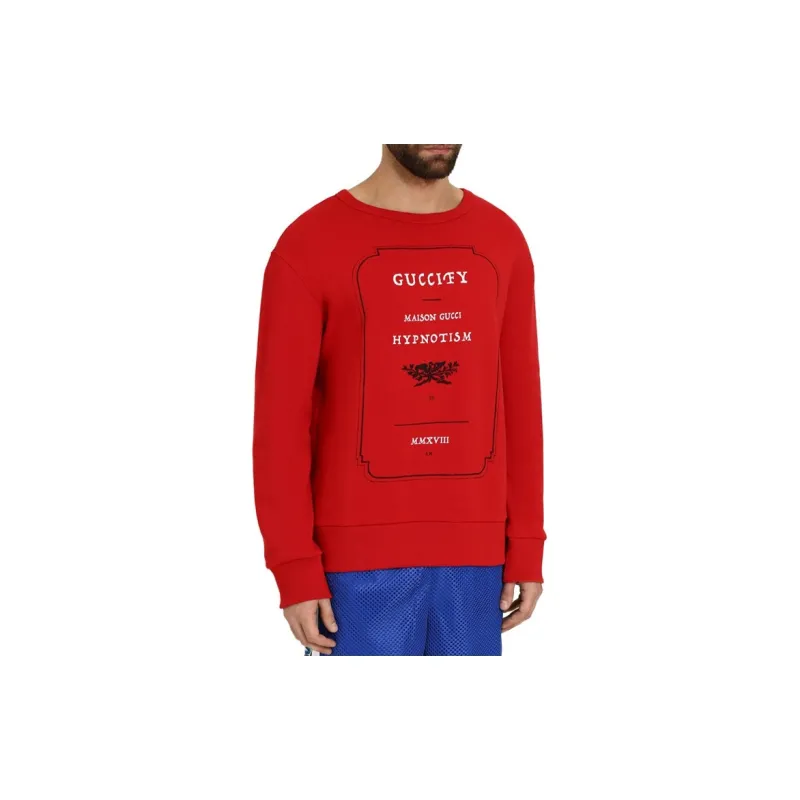 GUCCI Sweatshirts Men Red-2