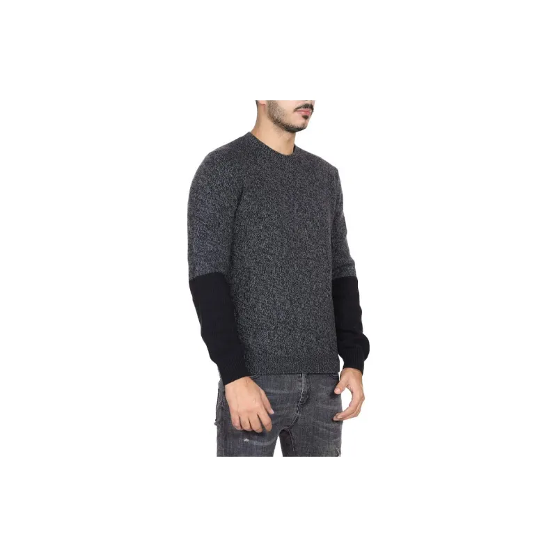 PRADA Sweaters Men Black Gray Color-5
