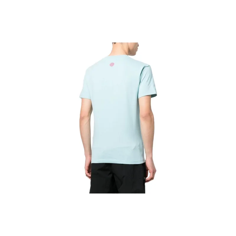 STONE ISLAND T Shirts Men Blue-2