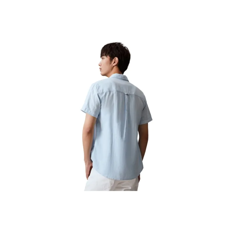 CALVIN KLEIN Shirt Men's Light Blue-3