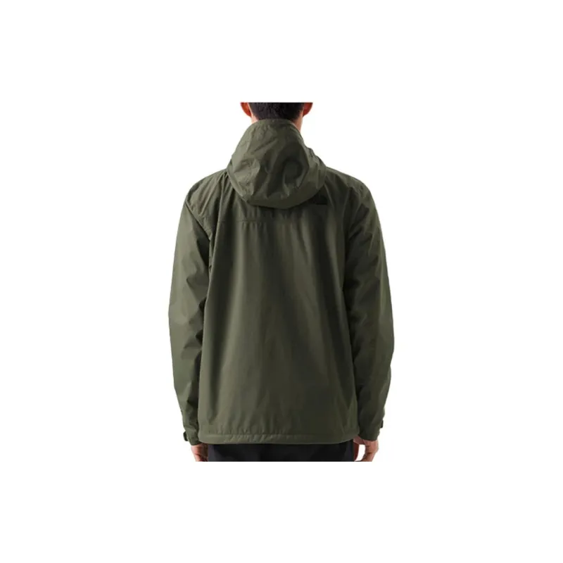 THE NORTH FACE City Outdoor Collection Water Resistant Windproof Breathable Warm Windbreaker Jacket Men's Green-2