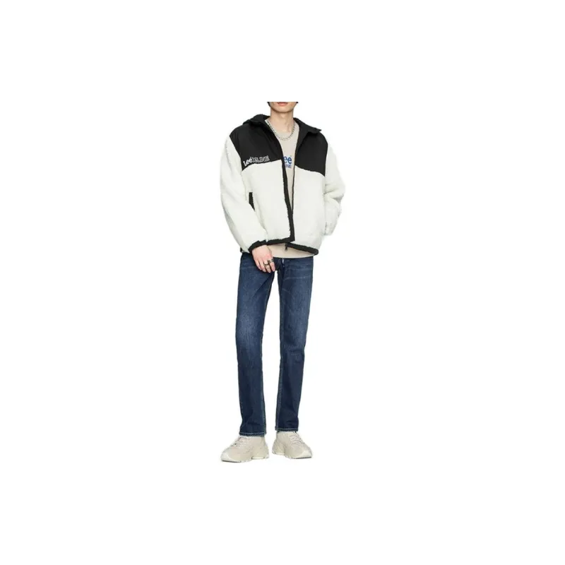 Lee Velvet feel Coat Men's White-2