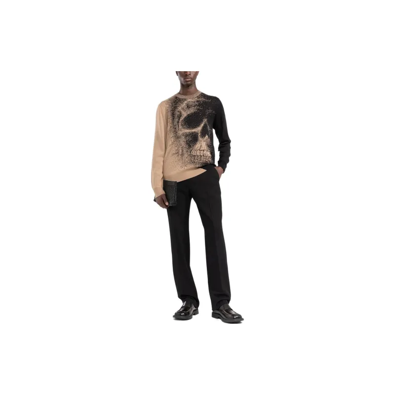 Alexander McQueen Sweaters Men Beige-1
