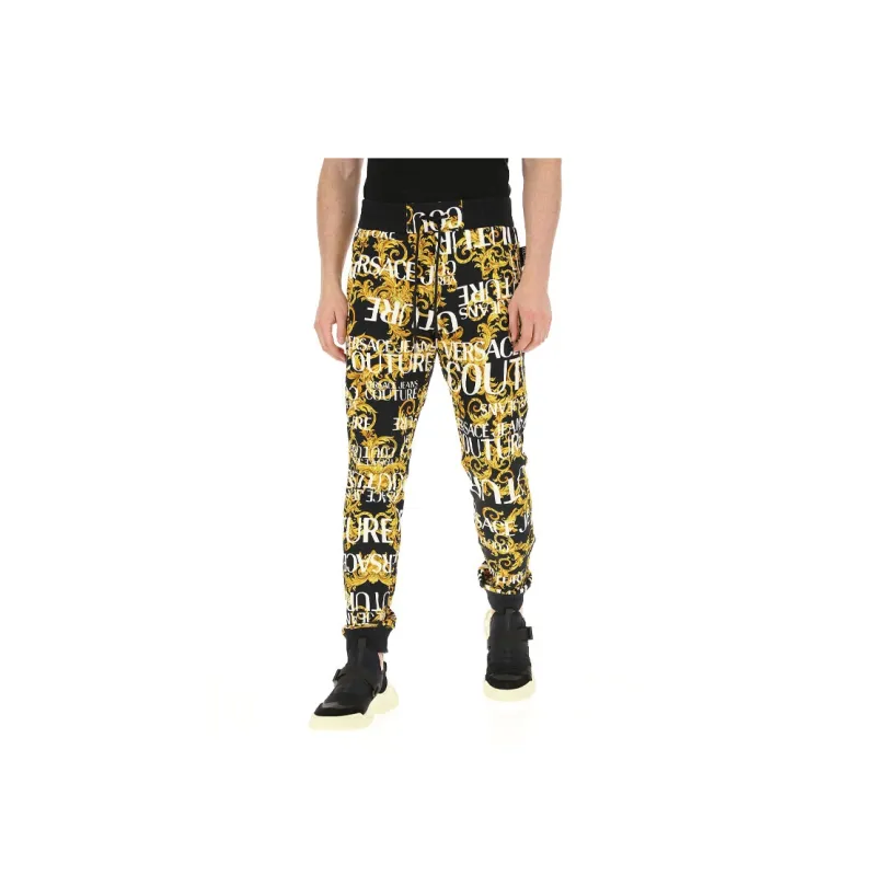 VERSACE JEANS COUTURE Jogger Sports Pants Men's Black-2