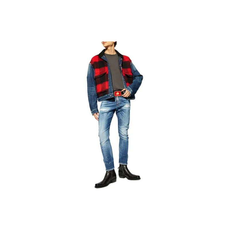 DSQUARED 2 Sexy Twist Logo Patch Jeans-1
