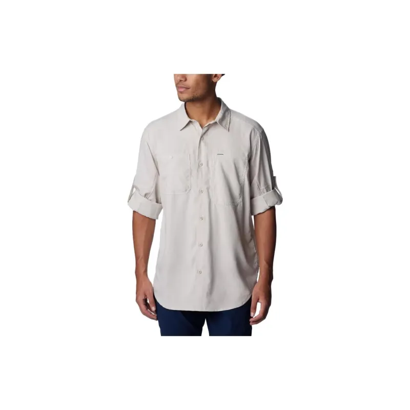 Columbia Shirt Men's Light Gray-2