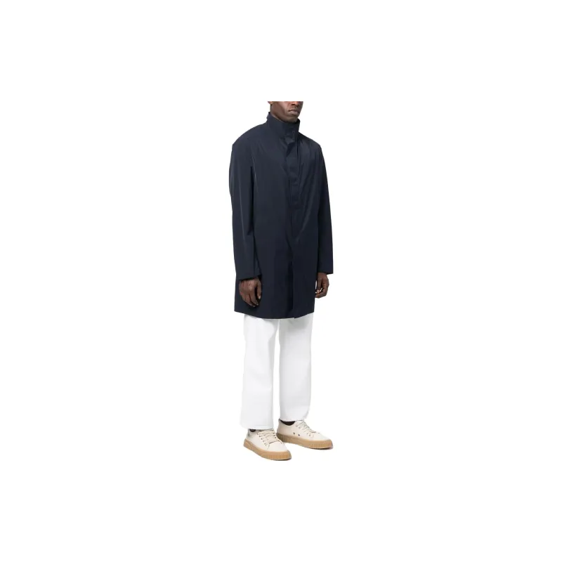 GIORGIO ARMANI Concealed Fastened Straight Hem Parka-2
