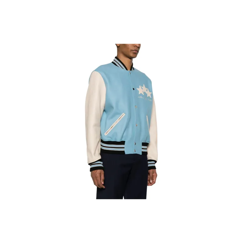 AMIRI Oversized Stars Varsity Jacket-2