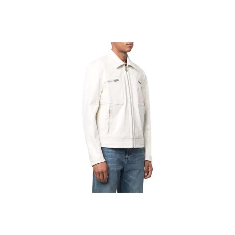 DIESEL Jackets Men White-2